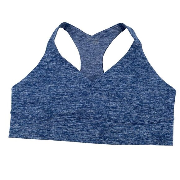 Aerie Sports Bra XL The Hugger Stretch Medium Support Blue Racerback OFFLINE - Picture 1 of 10